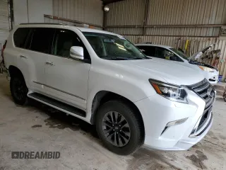 2017 Lexus GX 460 with VIN JTJJM7FX1H5155349, listed as a Copart auction lot 55975095 with 76,628 mi miles and Salvage title. Bid and sale history available at DreamBid. Image 4.