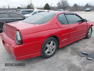 2004 Chevrolet Monte Carlo SS Supercharged z VIN 2G1WZ151349181767, wystawiony jako IAAI lot #41128408 z przebiegiem 231 350 mil mil oraz . Historia ofert i sprzedaży dostępna na DreamBid. Obrazek 4.