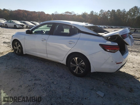 2022 Nissan Sentra SV with VIN 3N1AB8CV6NY235328, listed as a Copart auction lot 82178844 with 57,413 mi miles and Salvage Title. Bid and sale history available at DreamBid. Image 2.