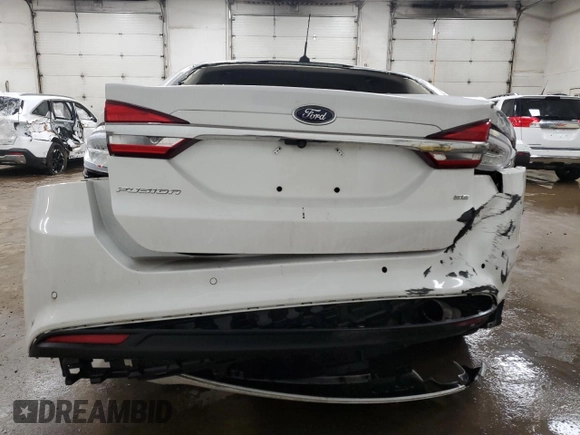 2017 Ford Fusion SE with VIN 3FA6P0H76HR396864, listed as a Copart auction lot 43810915 with 128,667 mi miles and Clean title. Bid and sale history available at DreamBid. Image 6.