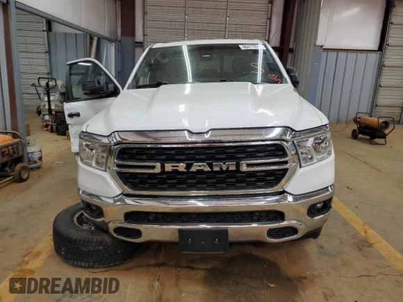 2023 Ram 1500 Big Horn with VIN 1C6SRFBT4PN609346, listed as a Copart auction lot 46477845 with 41,836 mi miles and Salvage Title. Bid and sale history available at carsss.com. Image 5.