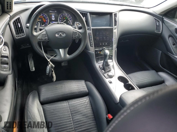 2014 Infiniti Q50 Hybrid Premium with VIN JN1AV7AP0EM692306, listed as a Copart auction lot 63067025 with 83,452 mi miles and Clean title. Bid and sale history available at DreamBid. Image 8.