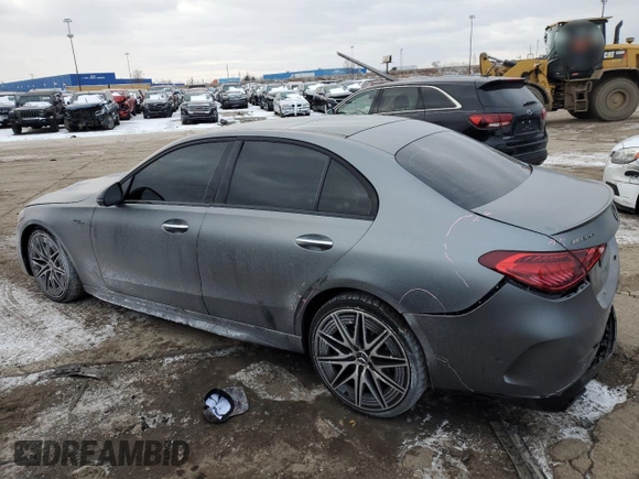 2023 Mercedes-Benz C 43 AMG with VIN W1KAF8HB1PR096515, listed as a Copart auction lot 82021674 with 18,594 mi miles and Clean Title. Bid and sale history available at DreamBid. Image 2.