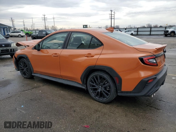 2022 Subaru WRX Premium with VIN JF1VBAH66N8027250, listed as a Copart auction lot 86513694 with 14,669 mi miles and Salvage Title. Bid and sale history available at carsss.com. Image 2.