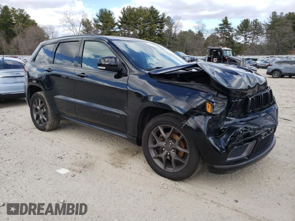 2019 Jeep Grand Cherokee Limited with VIN 1C4RJFBG3KC773516, listed as a Copart auction lot 50217205 with 58,391 mi miles and Salvage Title. Bid and sale history available at carsss.com. Image 4.