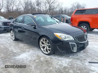2014 Buick Regal GS with VIN 2G4GT5GX5E9261591, listed as a IAAI auction lot 41625840 with 113,563 mi miles. Bid and sale history available at carsss.com. Image 1.