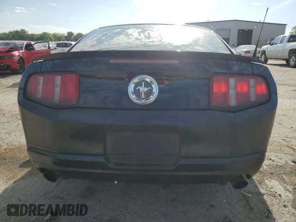 2011 Ford Mustang V6 with VIN 1ZVBP8AM9B5105689, listed as a Copart auction lot 53954605 with 137,438 mi miles and Salvage Title. Bid and sale history available at carsss.com. Image 6.