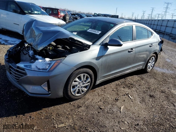 2019 Hyundai Elantra SE with VIN KMHD74LF0KU795420, listed as a Copart auction lot 49556625 with 86,158 mi miles and Salvage Title. Bid and sale history available at carsss.com. Image 1.