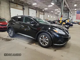 2017 Nissan Murano SL z VIN 5N1AZ2MH9HN158188, wystawiony jako Copart lot #58381815 z przebiegiem 126 272 mil mil oraz Szkoda całkowita • Salvage title. Historia ofert i sprzedaży dostępna na DreamBid. Obrazek 4.