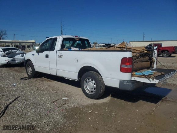 2007 Ford F-150 XL with VIN 1FTRF12W17NA45281, listed as a Copart auction lot 43424815 with 0 mi miles and Salvage Title. Bid and sale history available at carsss.com. Image 2.
