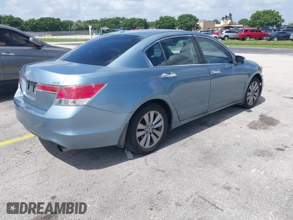 2011 Honda Accord EX-L with VIN 1HGCP3F82BA014374, listed as a IAAI auction lot 42714947 with 201,059 mi miles and . Bid and sale history available at DreamBid. Image 4.