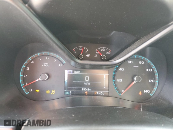2018 Chevrolet Colorado 4WD LT with VIN 1GCGTCEN4J1178176, listed as a Copart auction lot 53066465 with 93,543 mi miles and Salvage title. Bid and sale history available at DreamBid. Image 9.