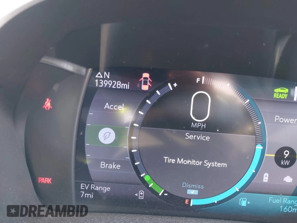 2019 Chevrolet Volt LT with VIN 1G1RC6S51KU106780, listed as a IAAI auction lot 41699399 with 139,928 mi miles. Bid and sale history available at carsss.com. Image 7.