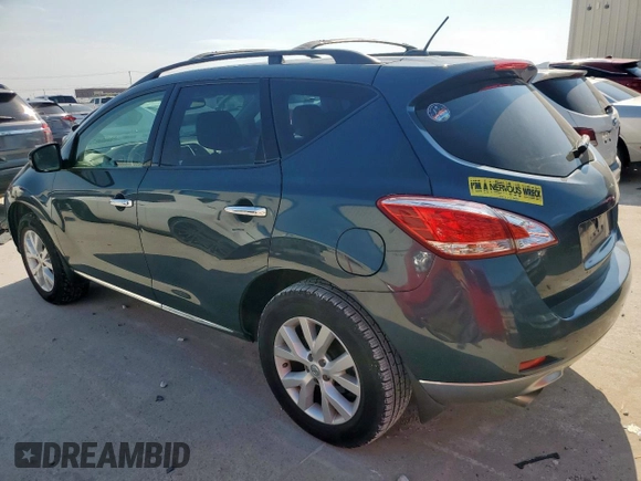 2011 Nissan Murano SL с VIN JN8AZ1MU7BW060536, выставлен на аукционе Copart как лот 53403455 с пробегом 102 671 миль миль и Чистый • Clean title. История ставок и продаж доступна на DreamBid. Изображение 2.