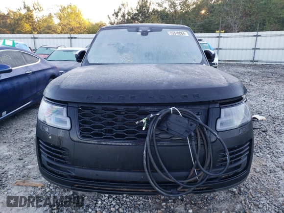2020 Land Rover Range Rover с VIN SALGS4RY4LA413944, выставлен на аукционе Copart как лот 75310884 с пробегом Не указан миль и Списание • Salvage title. История ставок и продаж доступна на DreamBid. Изображение 5.
