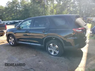2025 Honda Pilot EX-L with VIN 5FNYG1H42SB007113, listed as a Copart auction lot 66606594 with 816 mi miles and Salvage Title. Bid and sale history available at carsss.com. Image 2.
