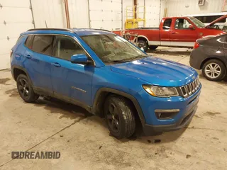2018 Jeep Compass Altitude with VIN 3C4NJDBB5JT345165, listed as a IAAI auction lot 41618844 with 66,226 mi miles and . Bid and sale history available at carsss.com. Image 1.
