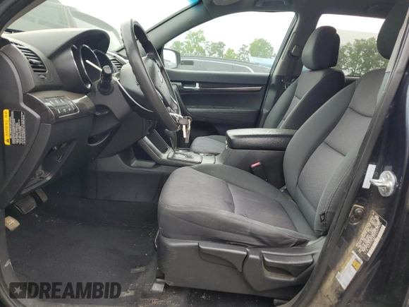 2013 Kia Sorento LX with VIN 5XYKTCA62DG344000, listed as a Copart auction lot 59814105 with 192,178 mi miles and Salvage title. Bid and sale history available at DreamBid. Image 7.