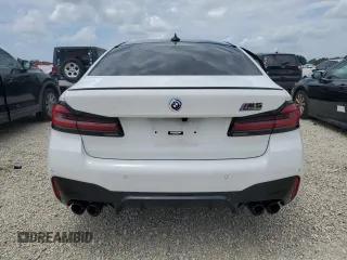 2023 BMW M5 with VIN WBS83CH05PCL80275, listed as a Copart auction lot 67145384 with 39,043 mi miles and Salvage Title. Bid and sale history available at carsss.com. Image 6.