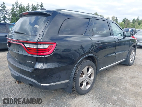 2014 Dodge Durango Limited with VIN 1C4RDJDG0EC310406, listed as a IAAI auction lot 42603939 with 165,439 mi miles and . Bid and sale history available at DreamBid. Image 4.