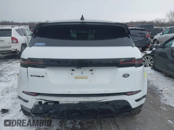 2023 Land Rover Range Rover Evoque Dynamic SE with VIN SALZL2FX0PH190126, listed as a IAAI auction lot 41416523 with 20,906 mi miles. Bid and sale history available at carsss.com. Image 17.