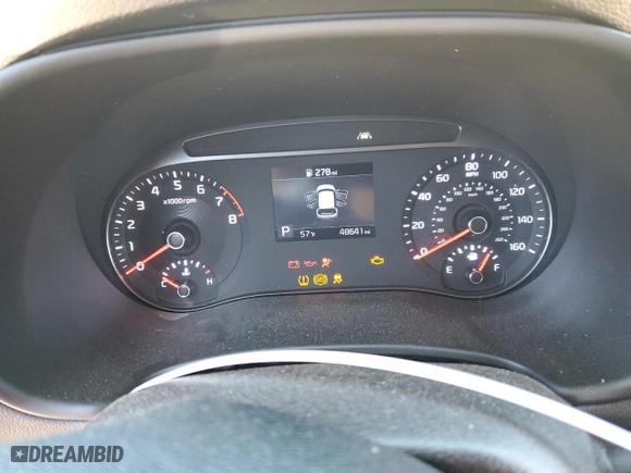 2020 Kia Soul LX with VIN KNDJ23AU9L7042633, listed as a Copart auction lot 47699065 with 48,641 mi miles and Salvage Title. Bid and sale history available at carsss.com. Image 9.