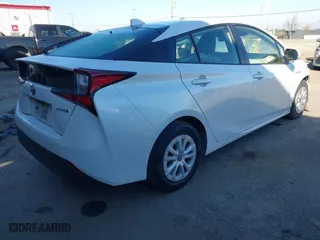 2022 Toyota Prius L Eco with VIN JTDKAMFU2N3161771, listed as a IAAI auction lot 41428804 with 113,777 mi miles. Bid and sale history available at carsss.com. Image 4.