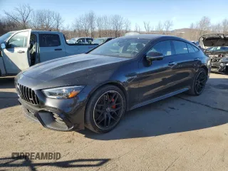 2021 Mercedes-Benz AMG GT with VIN W1K7X8JB5MA035101, listed as a Copart auction lot 42520695 with 30,016 mi miles and Salvage title. Bid and sale history available at DreamBid. Image 1.