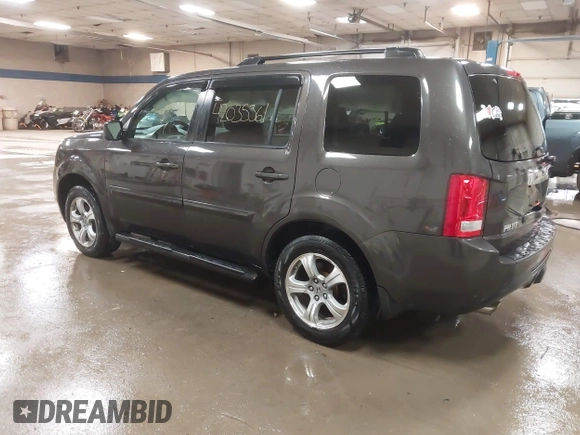 2012 Honda Pilot EX-L z VIN 5FNYF4H51CB047259, wystawiony jako IAAI lot #42035361 z przebiegiem 122 488 mil mil oraz . Historia ofert i sprzedaży dostępna na DreamBid. Obrazek 3.