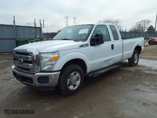 2011 Ford Super Duty F-250 SRW XL with VIN 1FT7X2A6XBEA52525, listed as a IAAI auction lot 41589289 with 313,380 mi miles. Bid and sale history available at carsss.com. Image 2.
