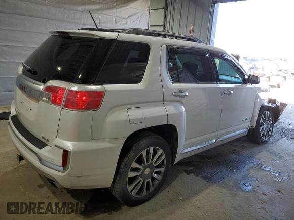 2016 GMC Terrain Denali z VIN 2GKFLVE37G6140859, wystawiony jako Copart lot #55733875 z przebiegiem 94 984 mil mil oraz Szkoda całkowita • Salvage title. Historia ofert i sprzedaży dostępna na DreamBid. Obrazek 3.