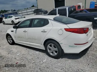 2015 Kia Optima LX z VIN KNAGM4A70F5631670, wystawiony jako Copart lot #60112385 z przebiegiem Nie podano mil oraz Nie do naprawy • Non repairable. Historia ofert i sprzedaży dostępna na DreamBid. Obrazek 2.