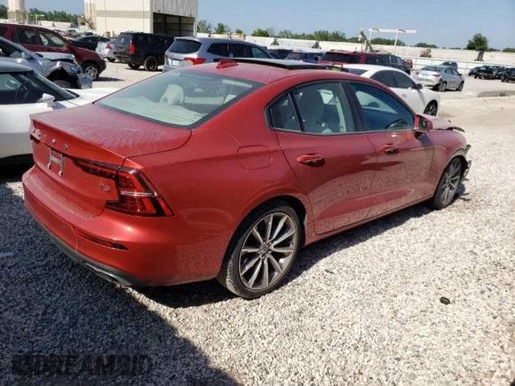 2019 Volvo S60 Momentum with VIN 7JR102FK3KG004077, listed as a Copart auction lot 56112404 with 32,166 mi miles and Salvage Title. Bid and sale history available at carsss.com. Image 3.