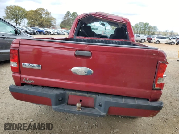 2007 Ford Ranger XL with VIN 1FTYR14U97PA84851, listed as a Copart auction lot 51579925 with 216,576 mi miles and Salvage Title. Bid and sale history available at carsss.com. Image 6.