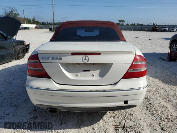 2005 Mercedes-Benz CLK 500 with VIN WDBTK75JX5F120876, listed as a Copart auction lot 52415435 with 154,706 mi miles and Clean title. Bid and sale history available at DreamBid. Image 6.