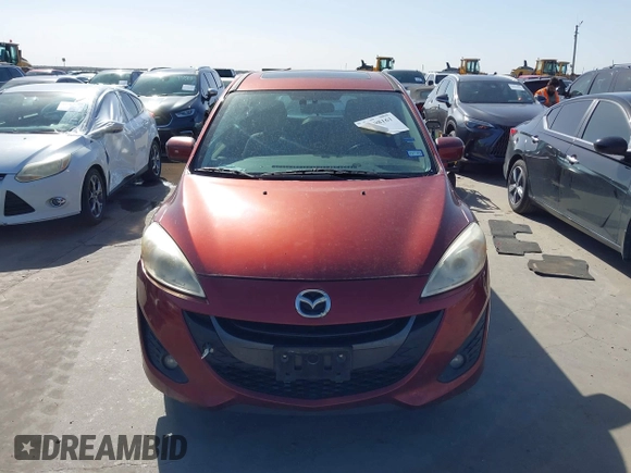 2012 Mazda Mazda5 Grand Touring with VIN JM1CW2DL1C0132281, listed as a IAAI auction lot 41698161 with 121,179 mi miles. Bid and sale history available at carsss.com. Image 12.