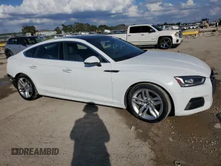 2019 Audi A5 Sportback Premium Plus with VIN WAUBNCF51KA035915, listed as a Copart auction lot 75804163 with 45,193 mi miles. Bid and sale history available at carsss.com. Image 4.