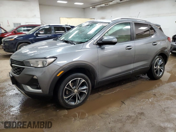 2021 Buick Encore GX Select with VIN KL4MMESL9MB163440, listed as a Copart auction lot 48675515 with 129,455 mi miles and Salvage title. Bid and sale history available at DreamBid. Image 1.