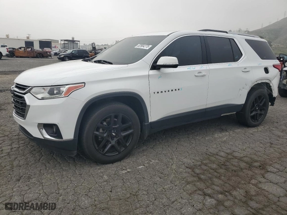 2018 Chevrolet Traverse LT Cloth with VIN 1GNERGKW4JJ236675, listed as a Copart auction lot 52904275 with 100,401 mi miles and Salvage Title. Bid and sale history available at carsss.com. Image 1.