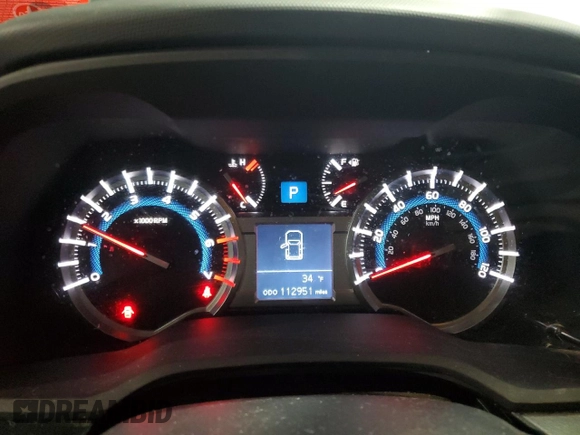 2014 Toyota 4Runner Limited with VIN JTEBU5JR7E5167016, listed as a Copart auction lot 54471995 with 112,951 mi miles and Non Repairable. Bid and sale history available at carsss.com. Image 9.