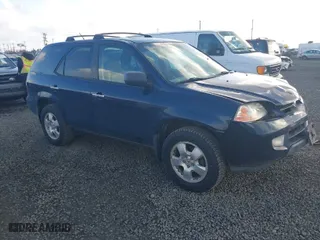 2003 Acura MDX with VIN 2HNYD18293H543120, listed as a IAAI auction lot 41697196 with 150,047 mi miles. Bid and sale history available at carsss.com. Image 1.