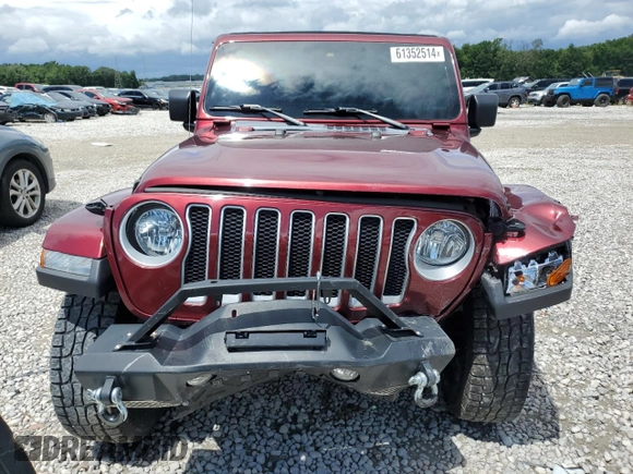 2021 Jeep Wrangler Unlimited Sahara High Altitude с VIN 1C4HJXEG7MW604145, выставлен на аукционе Copart как лот 61352514 с пробегом 55 459 миль миль и Списание • Salvage title. История ставок и продаж доступна на DreamBid. Изображение 5.