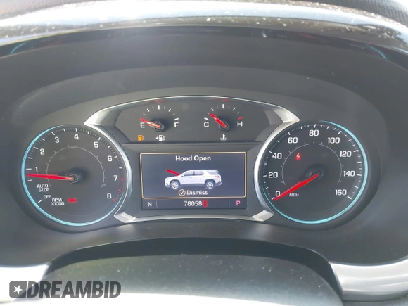 2020 Chevrolet Traverse Premier with VIN 1GNERKKW0LJ242236, listed as a IAAI auction lot 42588362 with 78,058 mi miles and . Bid and sale history available at DreamBid. Image 7.
