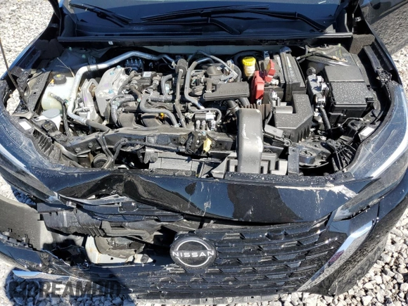 2025 Nissan Sentra S with VIN 3N1AB8BV3SY218578, listed as a Copart auction lot 48521795 with 8,200 mi miles and Salvage Title. Bid and sale history available at DreamBid. Image 11.