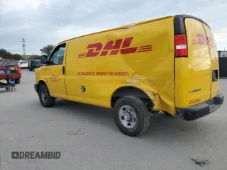 2022 Chevrolet Express Cargo with VIN 1GCWGAFPXN1163191, listed as a Copart auction lot 87840625 with Not provided miles and Salvage title. Bid and sale history available at DreamBid. Image 2.