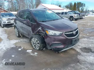 2017 Buick Encore Preferred with VIN KL4CJESBXHB086398, listed as a IAAI auction lot 41621018 with 93,206 mi miles. Bid and sale history available at carsss.com. Image 1.