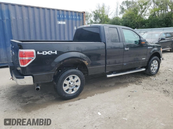 2012 Ford F-150 XL with VIN 1FTFX1ET4CFC51782, listed as a Copart auction lot 60707485 with 124,671 mi miles and Clean title. Bid and sale history available at DreamBid. Image 3.