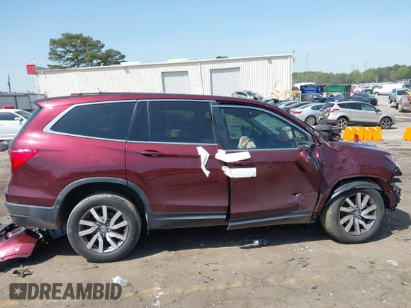 2021 Honda Pilot EX-L with VIN 5FNYF5H56MB012112, listed as a IAAI auction lot 41934360 with 46,820 mi miles. Bid and sale history available at carsss.com. Image 13.