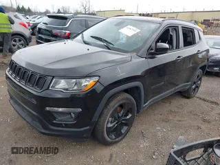 2018 Jeep Compass Altitude with VIN 3C4NJDBB3JT453154, listed as a IAAI auction lot 41967510 with Not Provided miles and . Bid and sale history available at carsss.com. Image 2.