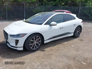 2020 Jaguar I-Pace SE with VIN SADHC2S1XL1F80407, listed as a IAAI auction lot 42033260 with 46,738 mi miles and . Bid and sale history available at DreamBid. Image 20.